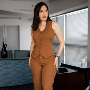 Chaleco avispa largo